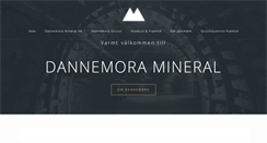 Desktop Screenshot of dannemoramineral.se